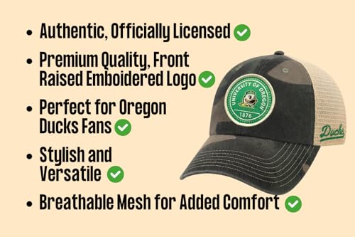 Gorra Trucker Relaxed Fit Oregon University Camuflada miniatura 5