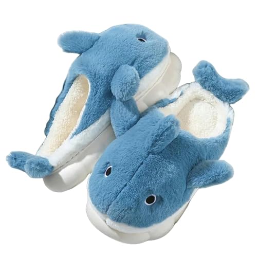Pantoufles en coton baleine mignonnes pour des soirées d'hiver cocooning au chaud