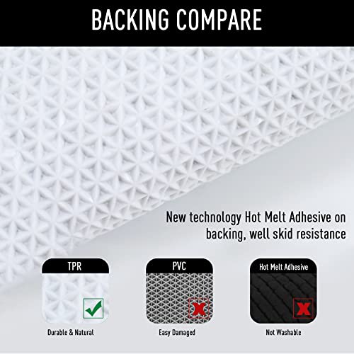 Vidahogar Bathroom Rug,Non-Slip Bathroom Decor Bath Rugs,Thick Soft Absorbent Chenille Bath Rugs,Rubber Durable Machine Washable Bathroom Mats,Room Decor (Black, 20"X32") #TOP2