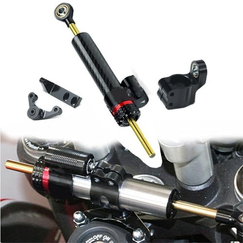 Amortisseur Direction Ducati Hyperstrada 939 2016-2017 Kit Fixation Accessoires Moto Nero
