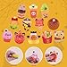 Anboor 12pcs Halloween Squishies Juguetes para Niños Pequeños de Levantamiento Lento Esponja Mini Alimentos Squishys Regalos de Fiesta Squishies Estrés Bonitos Juguete de Esponja Regalo Imagen de Anboor 12pcs Halloween Squishies Juguetes para Niños Pequeños de Levantamiento Lento Esponja Mini Alimentos Squishys Regalos de Fiesta Squishies Estrés Bonitos Juguete de Esponja Regalo