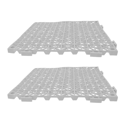 Carreaux de drainage antidérapants 30x30 cm | Dalle modulaire de douche et piscine x2