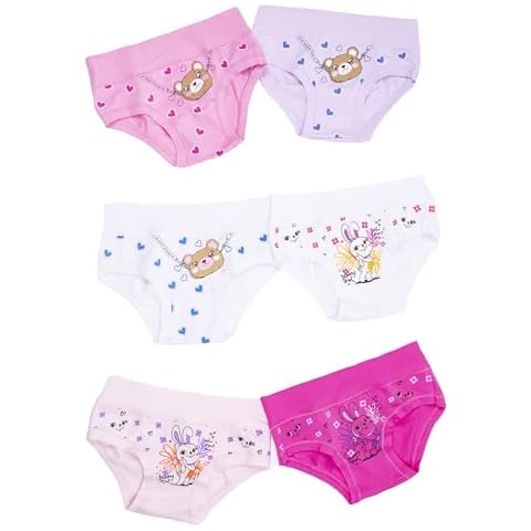 EMY Girls Cotton Underpants Pack of 6 Cover