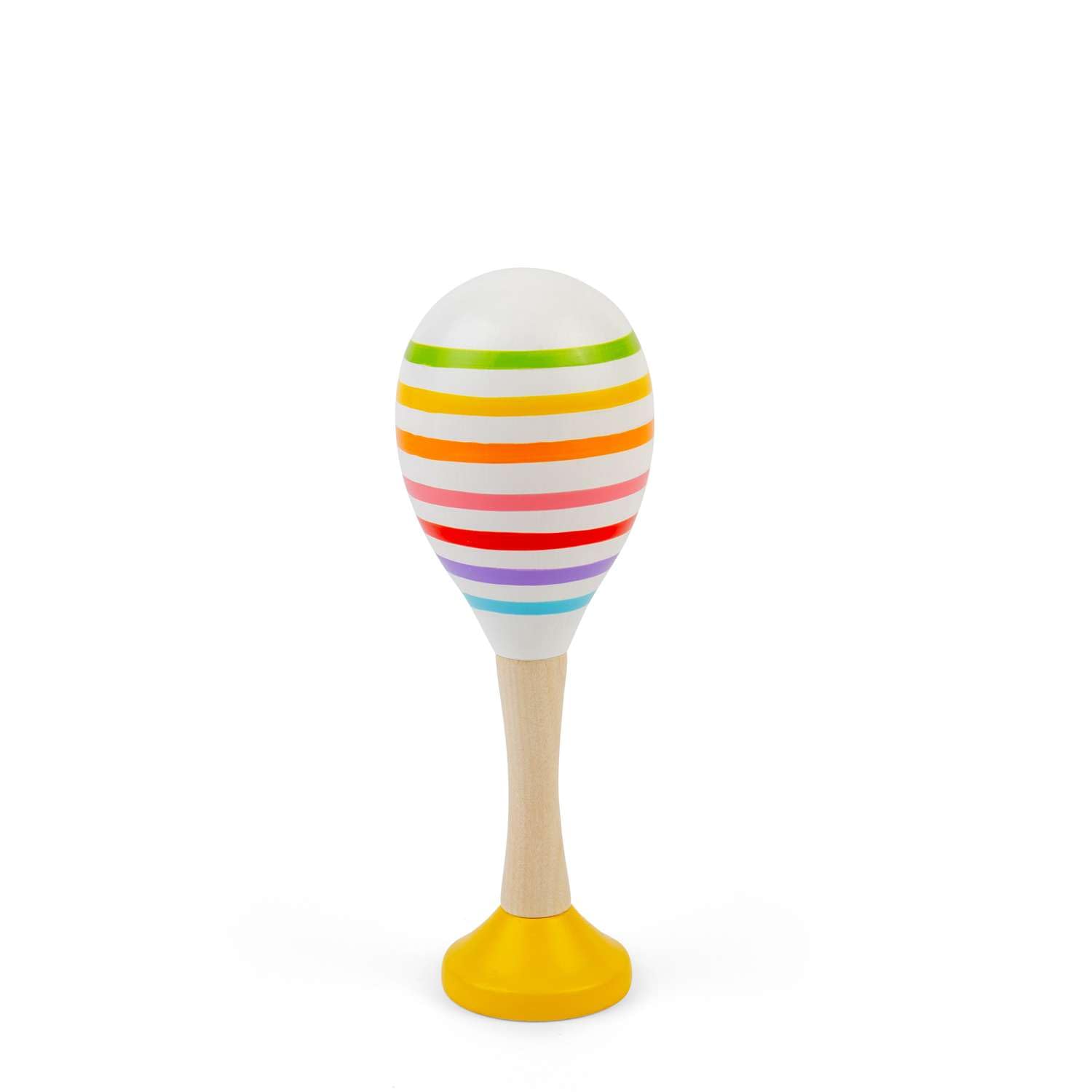 BigJigs Holzmaraca Spielzeug Set - buntes Musikinstrument für Kinder