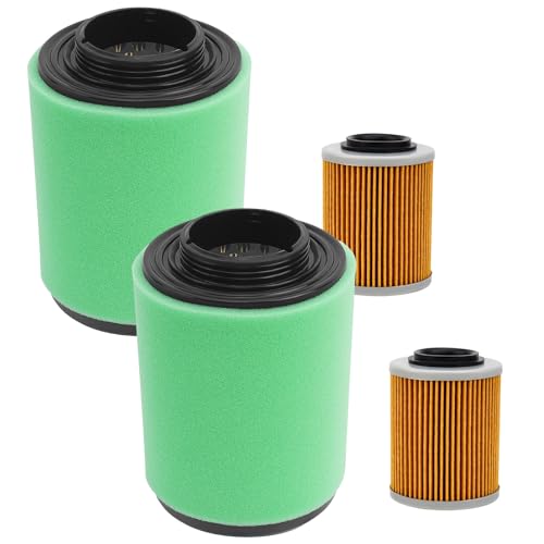 Image of Air Filter /oil filter Compatible with Can-am Outlander Renegade 450 500 570 650 800R 850 1000 1000R 4x4 2012-2023#707800371 420256188 /711256188 (2 Sets, 2 Sets)