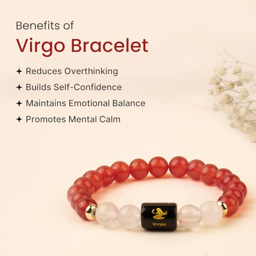 Image of Astrotalk Zodiac Crystal Bracelet | Balances Energy & Enhances Positivity | Certified Healing Crystals with Certificate | Astrology Bracelet for Man & Woman | Gift for Man & Woman