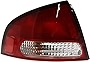 Evan-Fischer Tail Light Assembly Compatible with 2000-2003 Nissan Sentra Driver Side