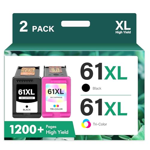 61XL 61 4500 5530 Ink Cartridge for HP Printers Remanufactured...