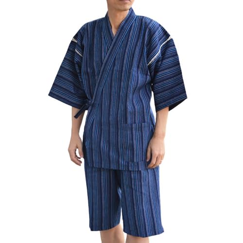 [部坂呉服店ＨＥＳＡＫＡ] 甚平 日本製 メンズ 綿 M L LL 父の日 ギフト プレゼント/LL 2