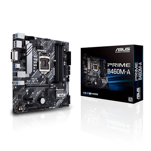 ASUS Prime B460M-A LGA 1200 (Intel 10th Gen) Micro ATX Motherboard (Dual M.2, 1Gb LAN, USB 3.2 Gen 1 Ports, HDMI, DisplayPort, 4K@60Hz and Aura Sync RGB)