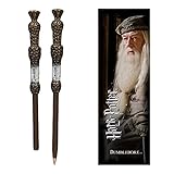 The Noble Collection Harry Potter: bolígrafo Dumbledore y Conjunto de marcadores.