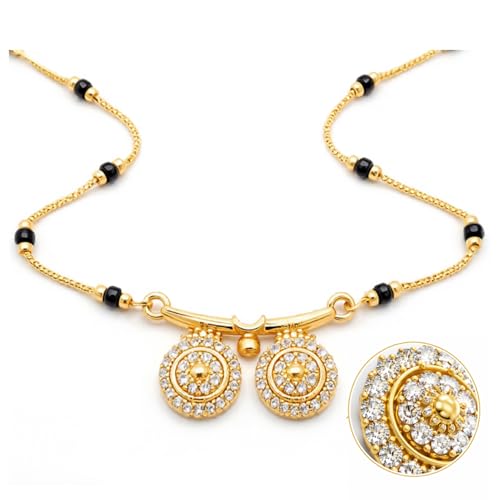 Image of 1 Gram Gold Plated Mangalsutra for Women Stylish Gift for Wife Daily Wear