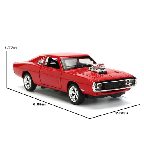 Image of Fast & Furious 7 Model Cars Sports Car 1:32 Exclusive Alloy Metal Diecast Metal Pullback Toy Cars with Openable Door & Light Music Toys for Kids