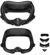 APEXINNO VR Wider Facial Interface with Face Pad for Meta Quest 3 Accessories, Retractable Large ...