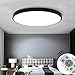 Produktbild COOSNUG 36W LED Deckenleuchte Dimmbar Schwarz Rund Deckenlampe Wohnzimmer Küche Panel Lampe Deckenbeleuchtung [Energieklasse A++]