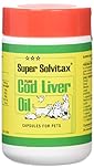Super Solvitax Pure Cod Liver Oil for Dogs (90 Capsules 40g) - Helps Maintain Healthy Skin, Strong Bones and Teeth