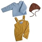 EKOKIZ Reborn Baby Dolls Clothes Baby Boy Clothes Perfectly Cute Newborn Dolls Outfits 17-20 Inches Doll Accessories fit Reborn Doll Newborn Boy