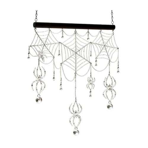 Halloween Spider Web Crystals Suncatchers Hanging Dream Catchers for Adults - image 4