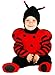 Guirca-85973 Costume Coccinella Neonati 6/12 Mesi, Rosso e Nero, 6-12 meses, 85973