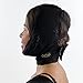 Calla Lace Chin & Cheek Compression with Neck Band and Gel Packs for Cold Treatment (Black, XL)