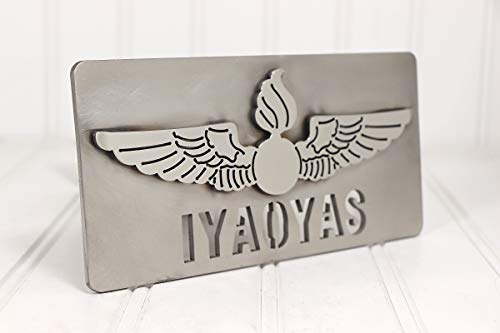 Custom Hitch Covers 12734-Stainless Steel Navy Aviation Ordnance IYAOYAS Hitch Cover, 2"