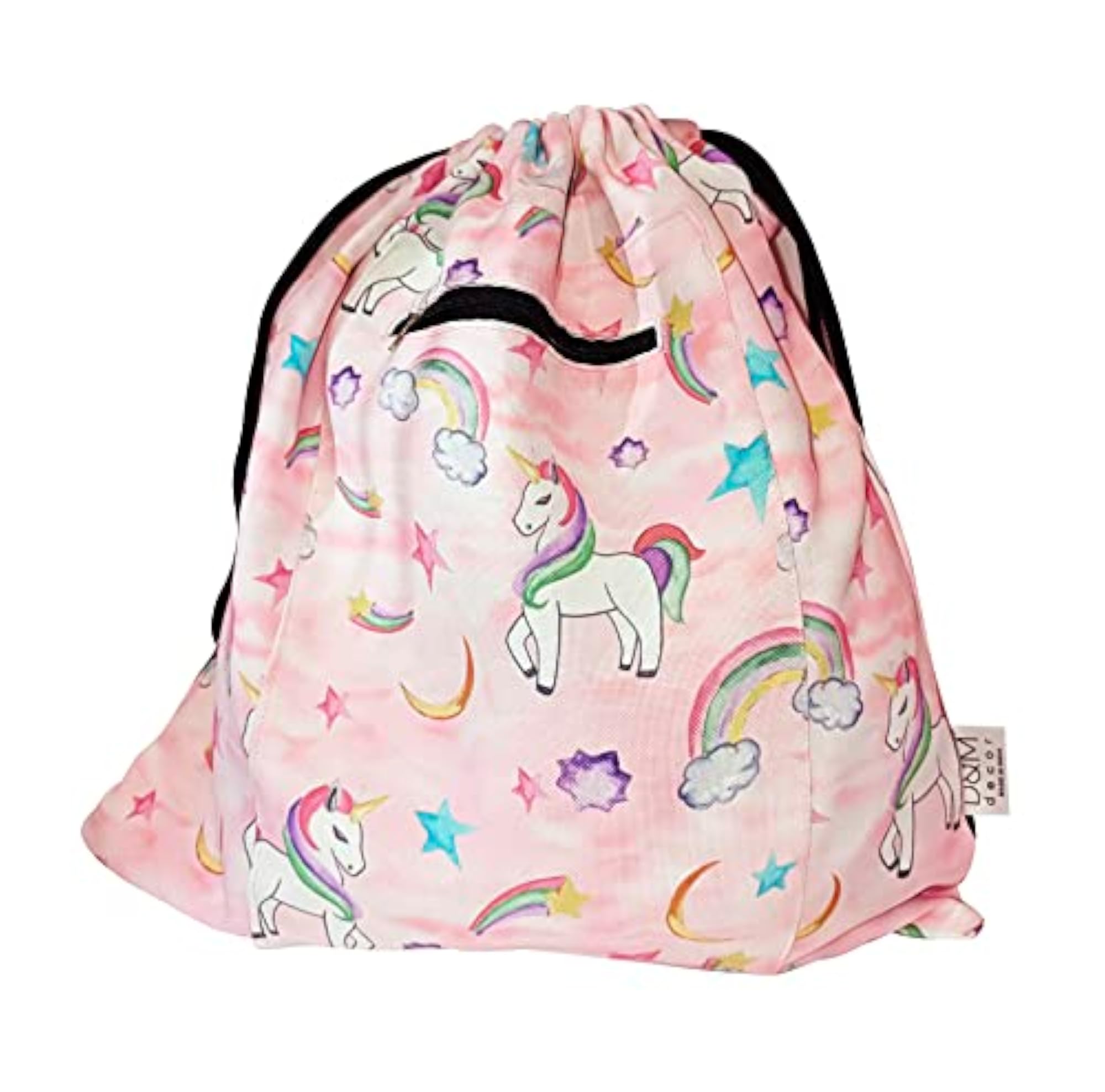 Kids Unicorn Drawstring Sack Bag, Perfect for Outings