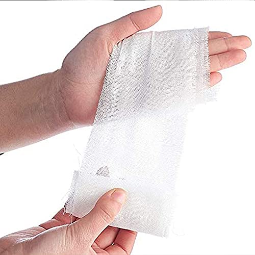 Asvnres Halloween Mummy Bandage Wrap For Party Photo, Wrap Zombie Bandage Self Adhesive White Stretch Bandage Roll, For Cosplay Wounded Photography Props, 1 Roll #TOP2