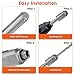 Dolenor Max to Plus SDS Adapter,40 Chrome Steel Hammer Drill Adaptor, Adapter Bit for Rotary Hammers Connection,Drill Converter Shank Quick Tool,Silver