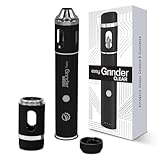 Easy Grinder Clear Glass Electric Herb Pollen Catcher Dispenser Coffee Grinders Crusher USB Rechargeable Stainless Steel Blades
