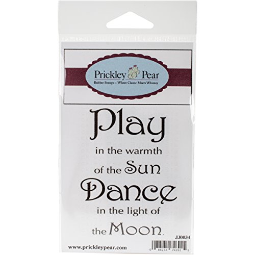Prickley Pear Cling Stamps 2 x 3-inch Light of The Moon, Acrylic, Multicoloured, 5.9 x 3.3 x 0.1 cm, Multicolor