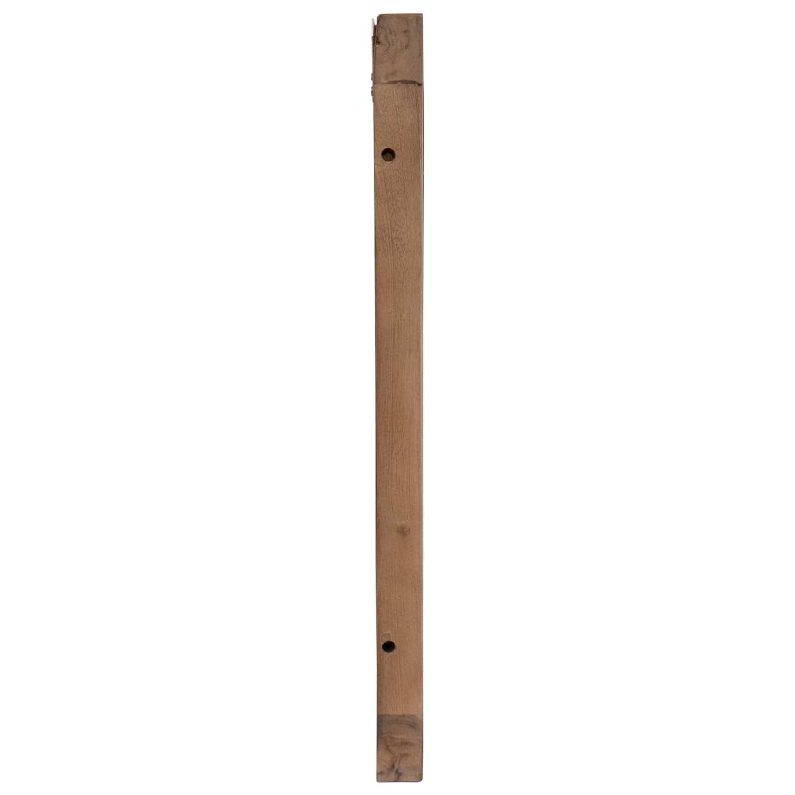 vidaXL Cabecero de Cama Natural Madera de Teca Maciza