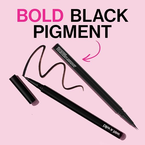 Wet N Wild 1115530 Mega Last Breakup Proof Liquid Eyeliner - Ultra-Fine Brush, Waterproof thumb #3