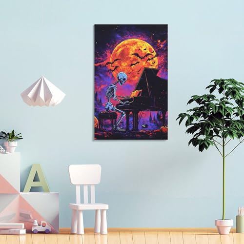 Impression sur toile moderne de 30 x 45 cm pour bureau et maison - 4