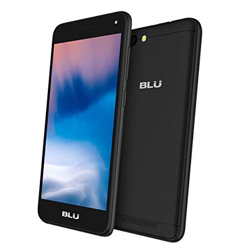 BLU Advance S5 HD – Unlocked Single Sim Smartphone, 16GB+1GB RAM -Black
