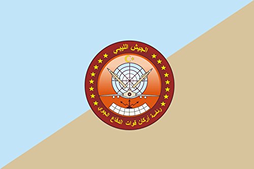 Drapeau Libyan Air Defense Forces grand format paysage pour mât extérieur