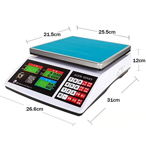 Báscula de alta precisión 30kg/0.1g acero inox. miniatura 2