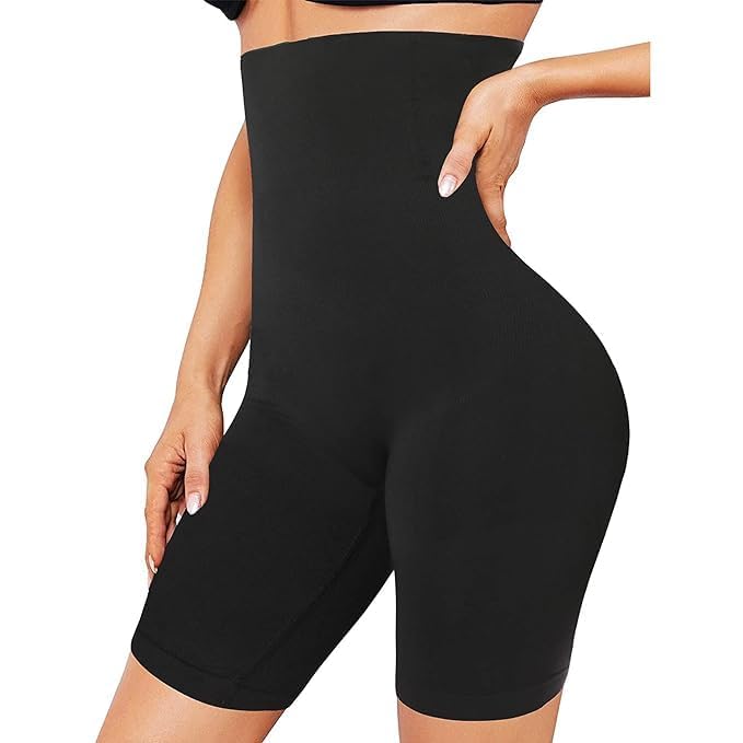 Women High Waist Tummy Control Shapewear Shorts | Seamless Body Shaper Panty | Thigh Slimmer & Tummy Tucker | Stretchable Slimming Innerwear-image-28