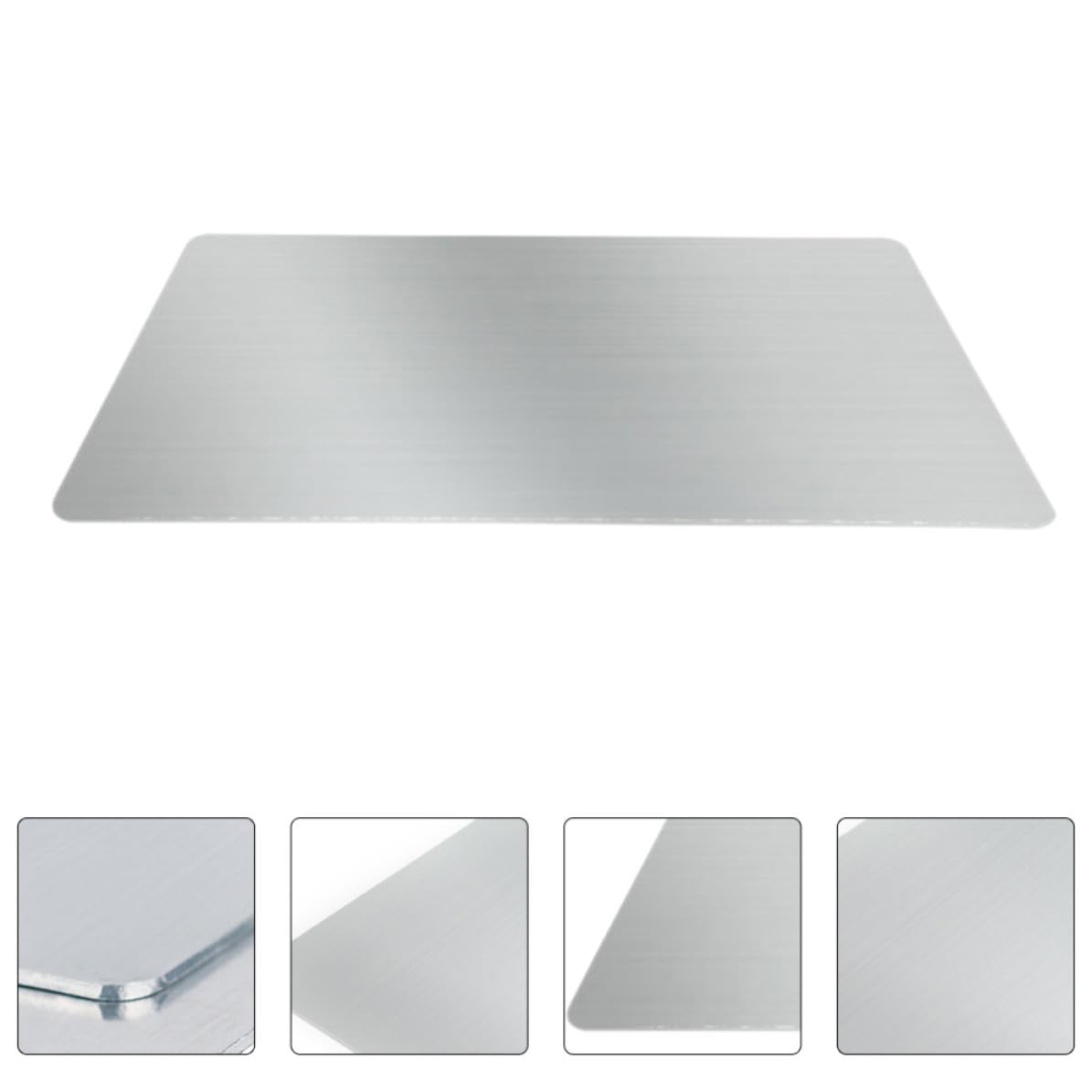 Aluminium Kühlmatte für Haustiere 50x30cm hitzebeständige Sommer Kühlplatte für Meerschweinchen Hamster mit glatter Oberfläche und einfache Reinigung