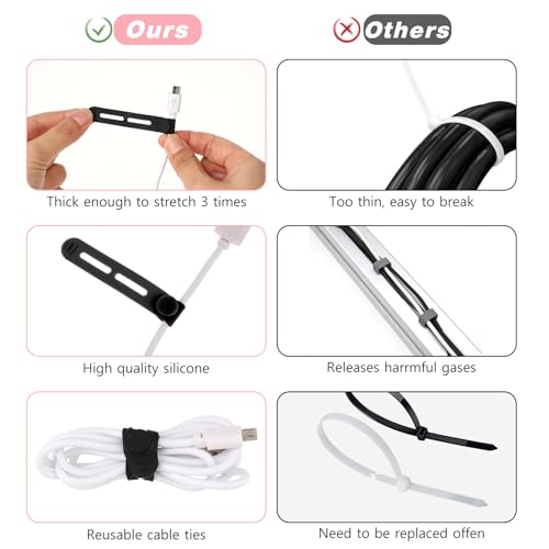 Molain Reusable Cable Ties - Image 3