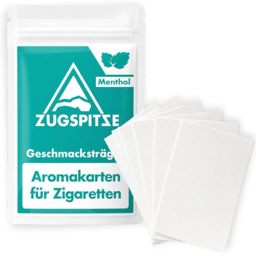30 Menthol Karten für Zigaretten & Tabak | Aroma Karten als Alternative zu Menthol-Kugeln Kapseln Hülsen & Filter | 100% natürliche japanische Minze
