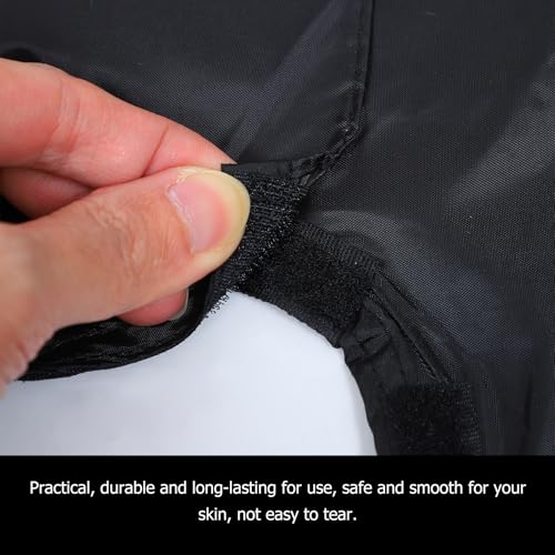 Capa impermeable para teñir cabello FUOYLOO negra grande miniatura 4