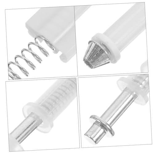 Alipis Bisagra de pivote para puerta plegable, conjunto de hardware para puerta corrediza con guías superior e inferior accesibles miniatura 3