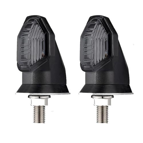 Clignotants LED pour motos 12V ambre - Éclairage compact étanche et universel 8mm