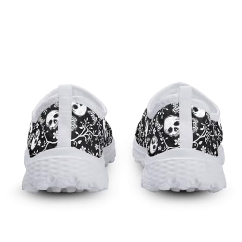 Jeiento Unisex Adult Slip On Sneakers Mesh Breathable Sport Tennis Shoes Comfort Casual Walking Shoes Ladies Flat Loafers2