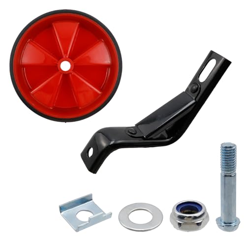 Image of Pair of Black Bicycle Auxiliary Wheel Children's Bicycle Accessories,Training Wheels Kids Bike Children Training Bike Wheel