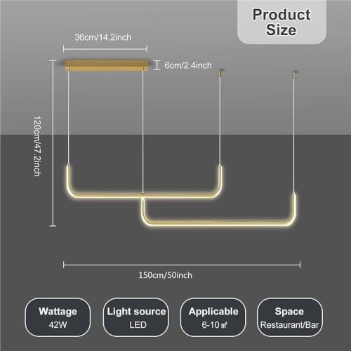 Lampe à suspension à intensité variable pour illuminer votre îlot de cuisine