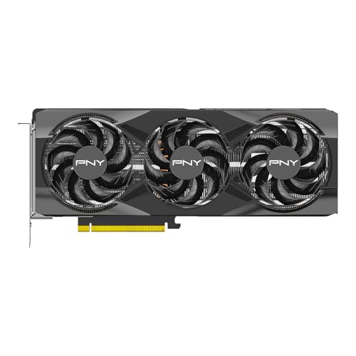 Image of PNY NVIDIA GeForce RTX 5070 Ti OC Triple Fan, Graphics Card (16GB GDDR7, 256-bit, Boost Speed: 2572 MHz, PCIe 5.0, HDMI /DP 2.1, 2.98-Slot, Blackwell Architecture, DLSS 4) (Renewed)