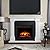 Real Flame Callaway 63" Grand Electric Fireplace with Mantel in White, Free-Standing Oversized Indoor Electric Fireplace with Mantel, Adjustable Thermostat, Automatic Safety Shut-Off