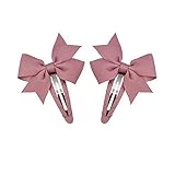 Ruyaa 40pcs Small Pinwheel Hair Bow Snap Clip Fully Wapped for Baby Girl Toddler Hair Accessories Barrettes Pigtail Pairs Assorted Solid Color little girls