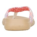 HEYDUDE Christi Flip Surf Baja Blue/Pink/Multi Size 5, Women’s Sandals, women's flip flops, Comfortable & Light-Weight - Image 5